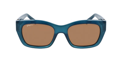 Ferragamo SF1012S Blue/Brown #colour_blue-brown