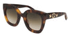 Gucci GG0208S Dark Tortoise/Brown #colour_dark-tortoise-brown