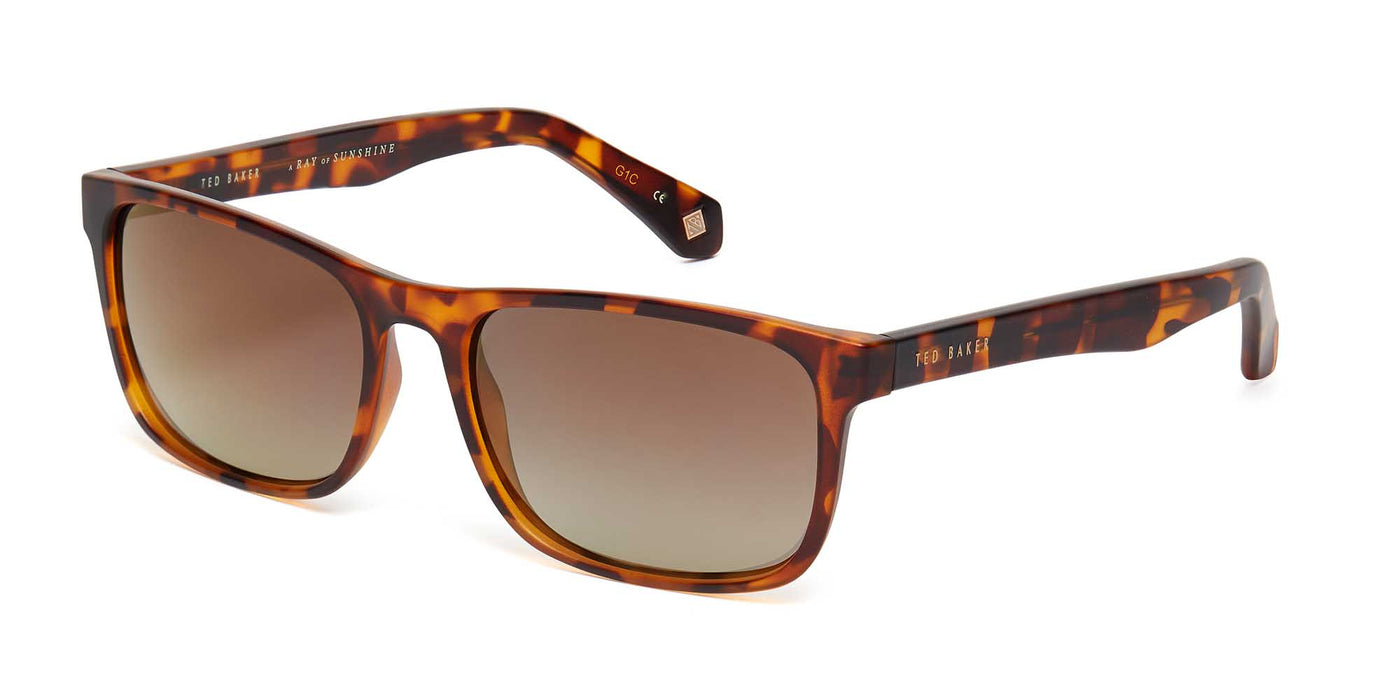 Ted Baker Lowe TB1493 Dark Tortoise/Brown Mirror #colour_dark-tortoise-brown-mirror