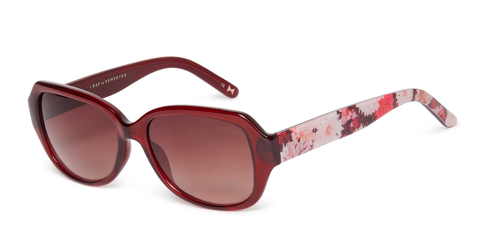 Ted Baker Mae TB1606 Rectangle Sunglasses Fashion Eyewear