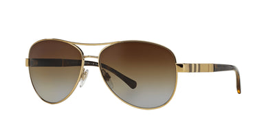 Burberry BE3080 Gold/Brown Polarised #colour_gold-brown-polarised