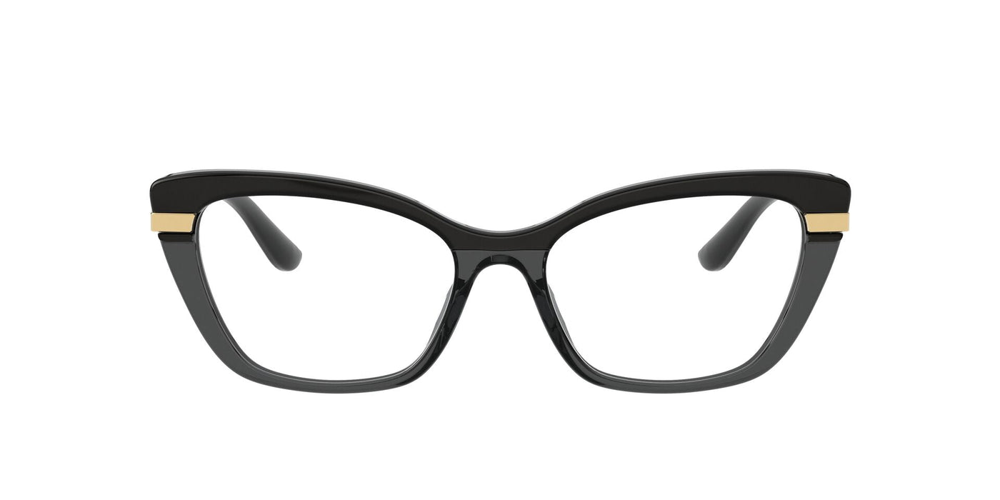 Dolce&Gabbana DG3325 Black On Transparent Black #colour_black-on-transparent-black