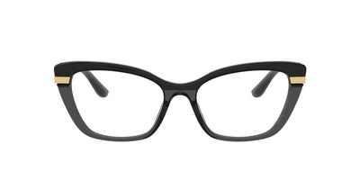 Dolce&Gabbana DG3325 Black On Transparent Black #colour_black-on-transparent-black
