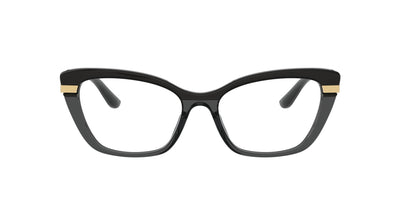 Dolce&Gabbana DG3325 Black On Transparent Black #colour_black-on-transparent-black