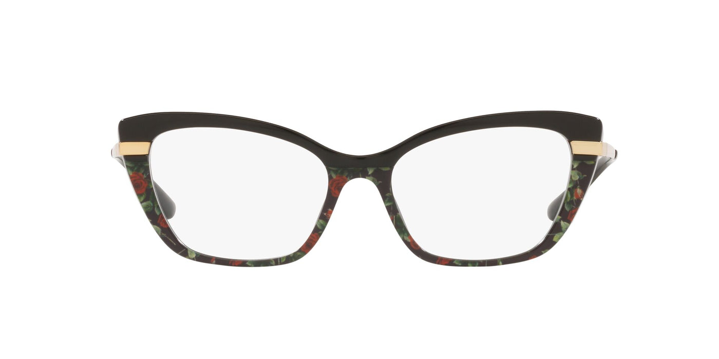 Dolce&Gabbana DG3325 Black-Red Roses #colour_black-red-roses