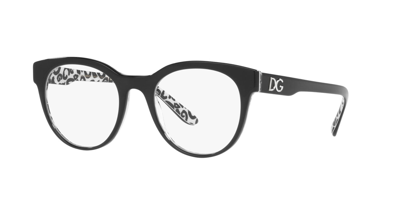 Dolce&Gabbana DG3334 Black On New Graffiti  #colour_black-on-new-graffiti