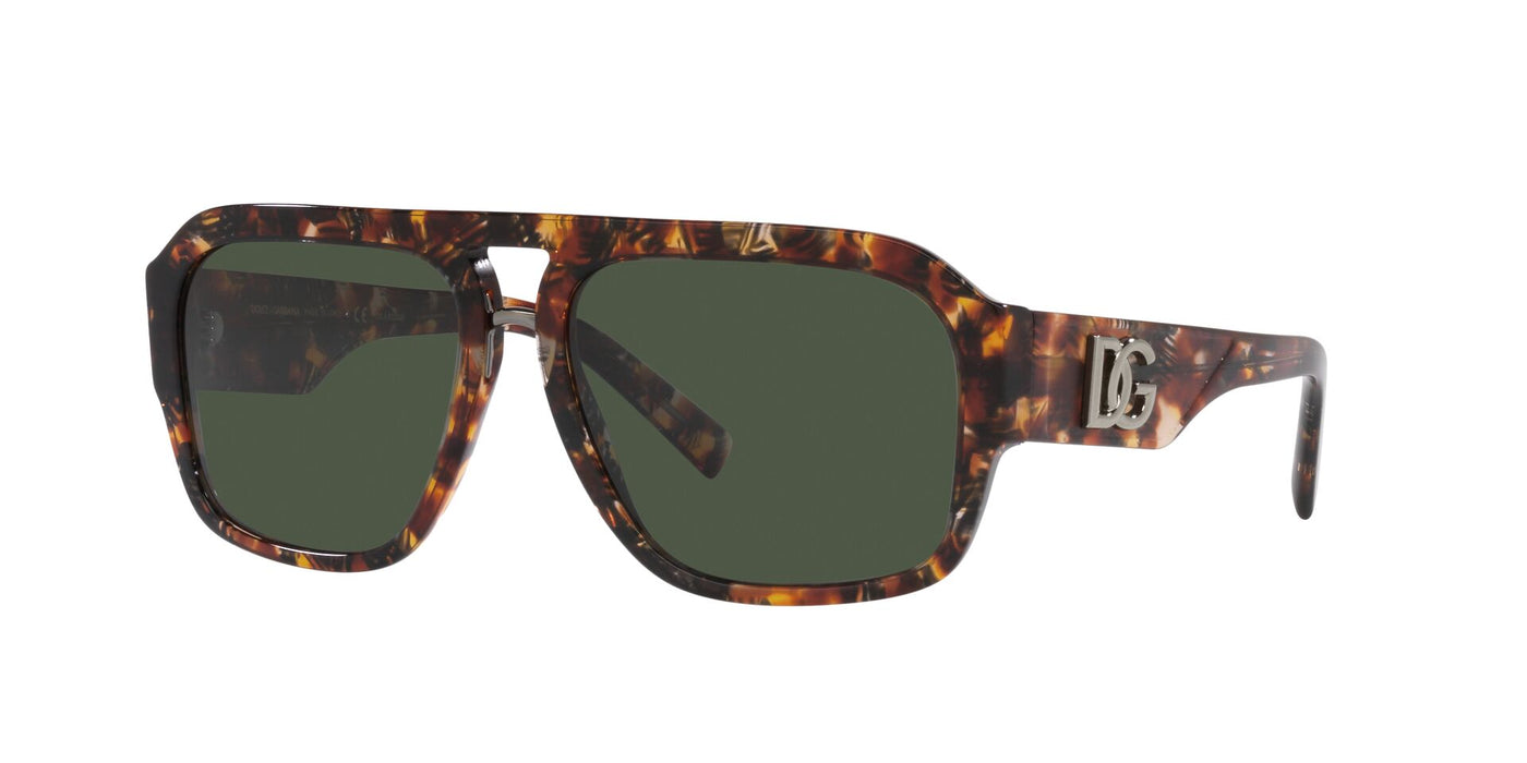 Dolce&Gabbana DG4403 Red Havana/Dark Green Polarised #colour_red-havana-dark-green-polarised