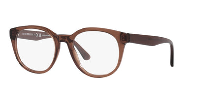 Emporio Armani EA3207 Shiny Transparent Brown #colour_shiny-transparent-brown