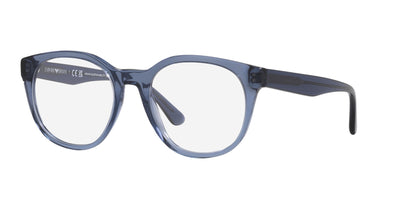 Emporio Armani EA3207 Shiny Transparent Blue #colour_shiny-transparent-blue