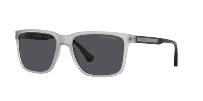 Emporio Armani EA4047 Matte Trasparent Grey/Dark Grey #colour_matte-trasparent-grey-dark-grey