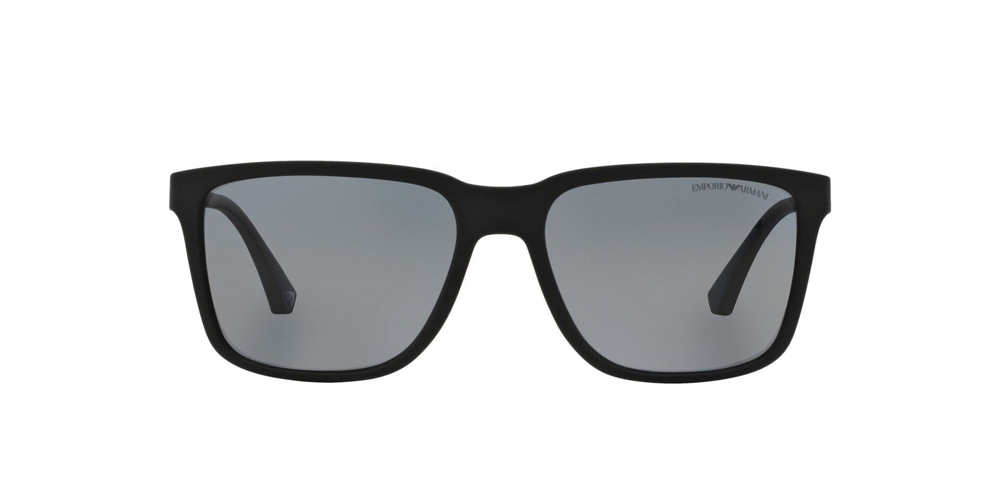 Emporio Armani EA4047 Rubber Black/Grey Polarised #colour_rubber-black-grey-polarised