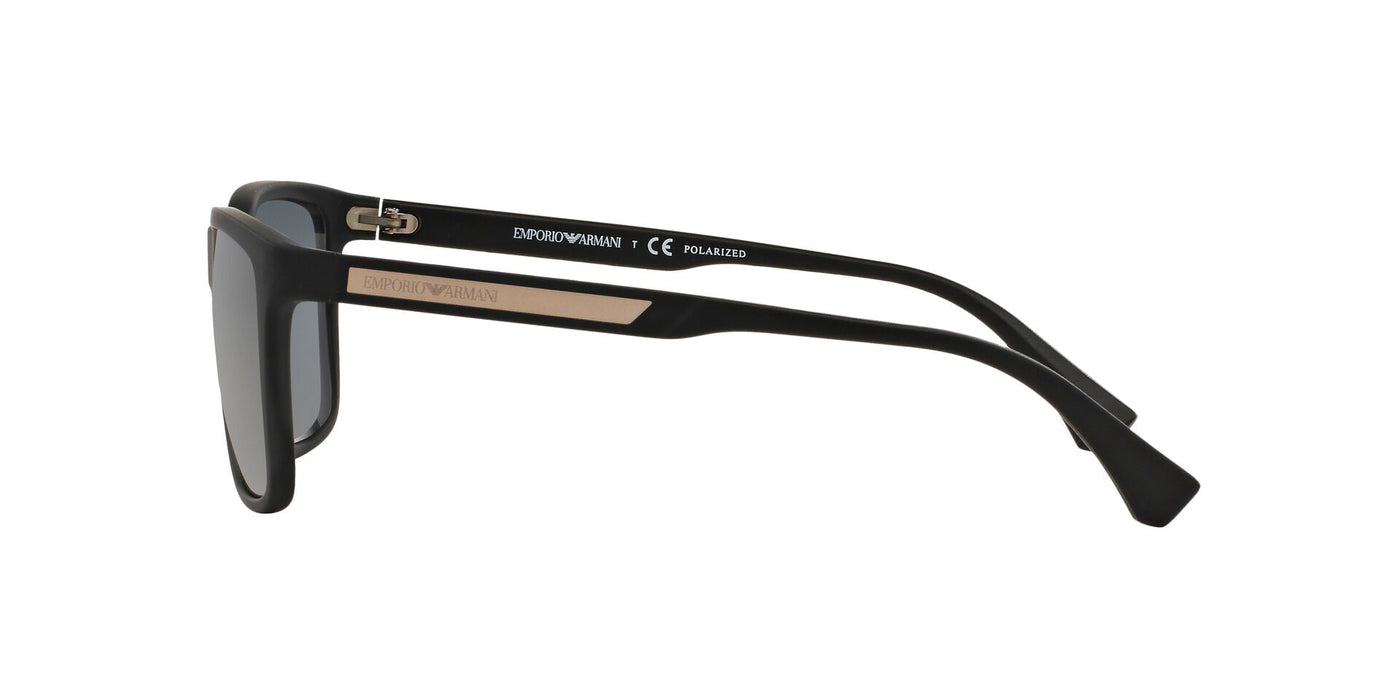 Emporio Armani EA4047 Rubber Black/Grey Polarised #colour_rubber-black-grey-polarised