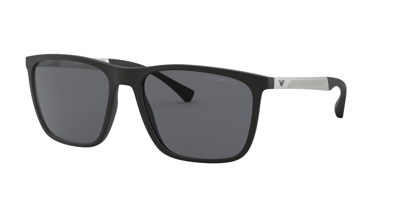 Emporio Armani EA4150 Rubber Black/Grey #colour_rubber-black-grey