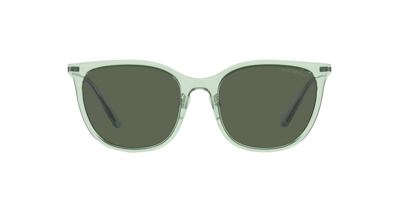 Emporio Armani EA4181 Shiny Transparent Green/Dark Green #colour_shiny-transparent-green-dark-green