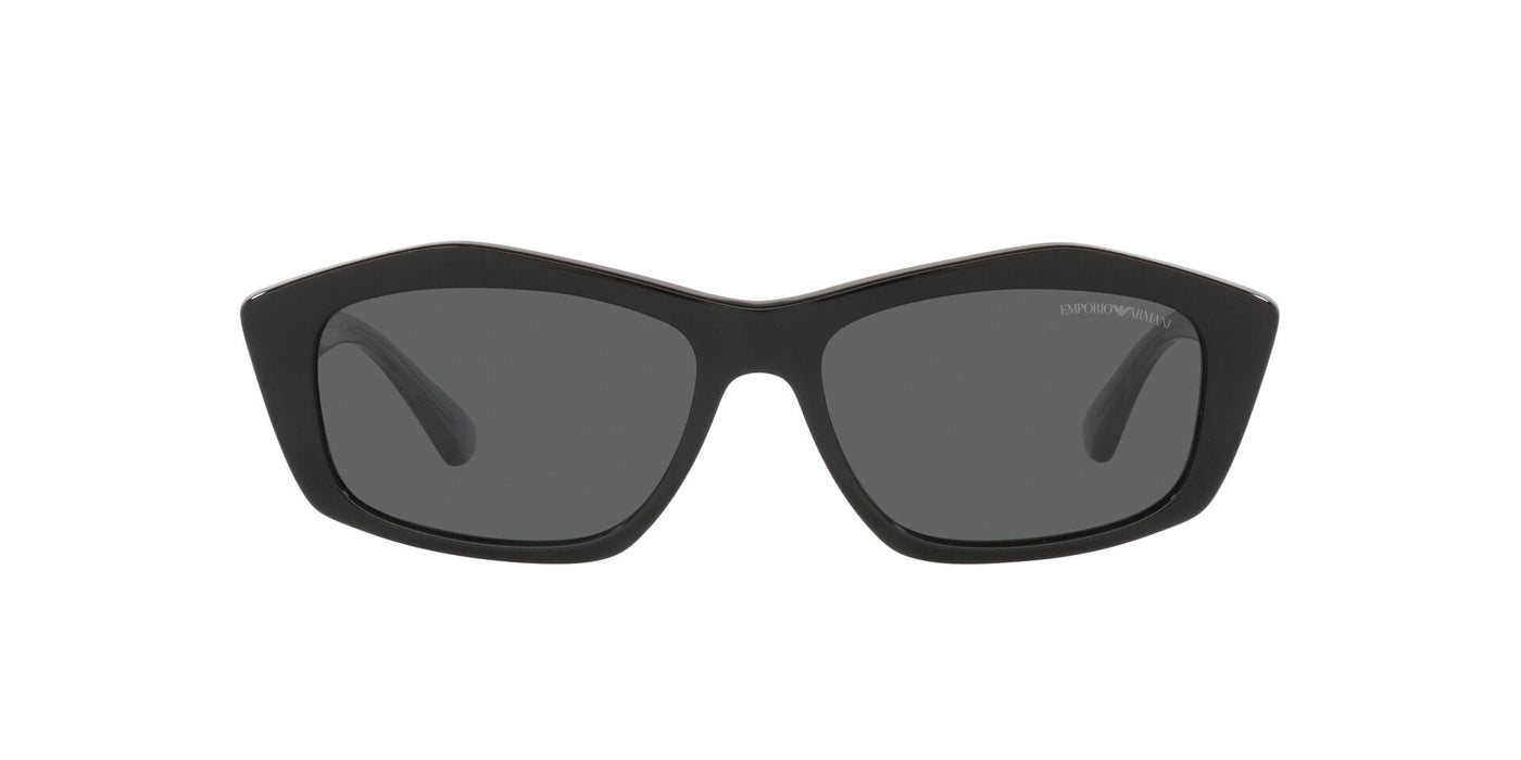 Emporio Armani EA4187 Shiny Black/Dark Grey #colour_shiny-black-dark-grey