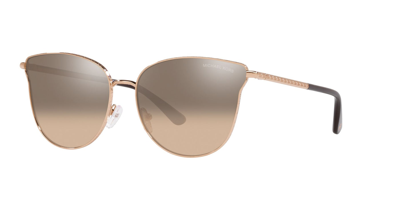 Michael Kors Salt Lake City MK1120 Rose Gold/Silver Brown Khaki Gradient Mirror #colour_rose-gold-silver-brown-khaki-gradient-mirror