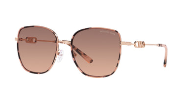 Michael Kors Empire Square 2 MK1129J Rose Gold/Pink Tortoise/Brown Pink Gradient #colour_rose-gold-pink-tortoise-brown-pink-gradient