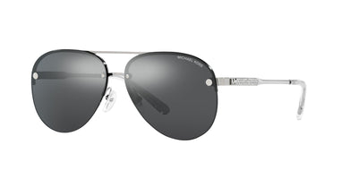 Michael Kors East Side MK1135B Shiny Silver/Grey Mirror #colour_shiny-silver-grey-mirror