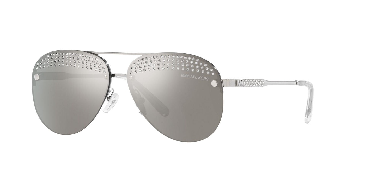 Michael Kors East Side MK1135B Shiny Silver/Light Grey Silver Mirror #colour_shiny-silver-light-grey-silver-mirror