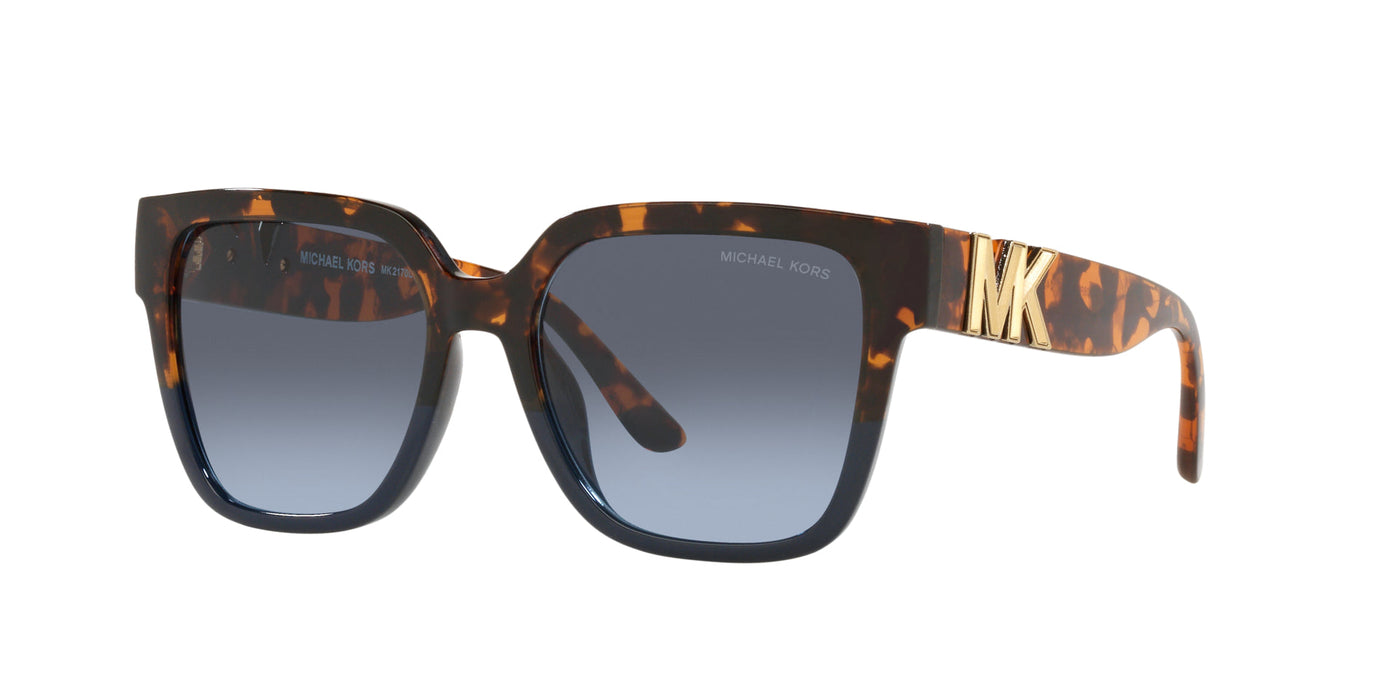 Michael Kors Karlie MK2170U Dark Tortoise-Navy/Navy Gradient #colour_dark-tortoise-navy-navy-gradient