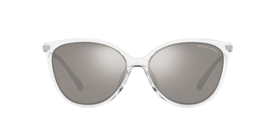 Michael Kors Dupont MK2184U Clear Transparent/Silver Mirror #colour_clear-transparent-silver-mirror