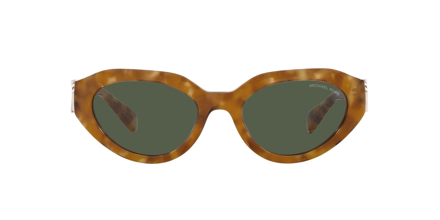 Michael Kors Empire Oval MK2192 Amber Tortoise/Olive Green #colour_amber-tortoise-olive-green