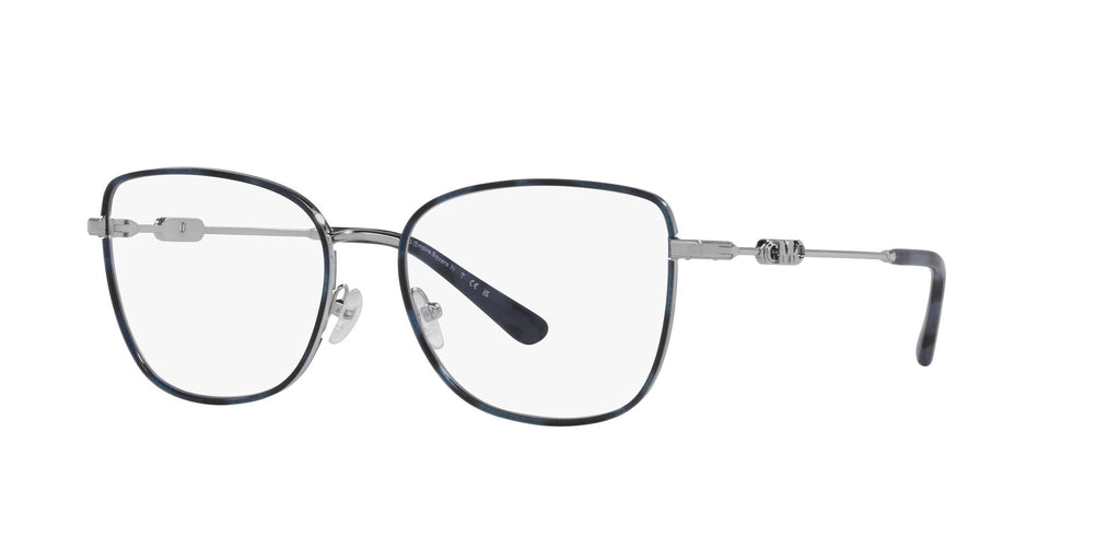 Michael Kors Empire Square 3 MK3065J Silver-Blue Tortoise #colour_silver-blue-tortoise