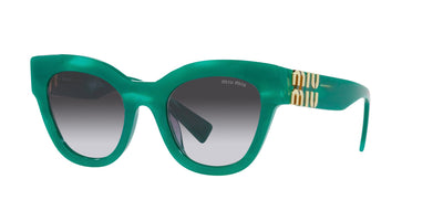 Miu Miu SMU01Y Green/Grey Gradient #colour_green-grey-gradient