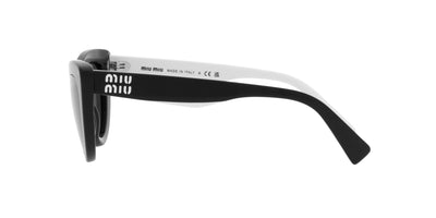 Miu Miu SMU04Y Black/Dark Grey #colour_black-dark-grey