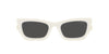 Miu Miu SMU09W White/Dark Grey #colour_white-dark-grey