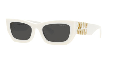 Miu Miu SMU09W White/Dark Grey #colour_white-dark-grey