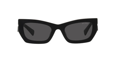 Miu Miu SMU09W Matte Black/Dark Grey #colour_matte-black-dark-grey