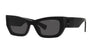 Miu Miu SMU09W Matte Black/Dark Grey #colour_matte-black-dark-grey