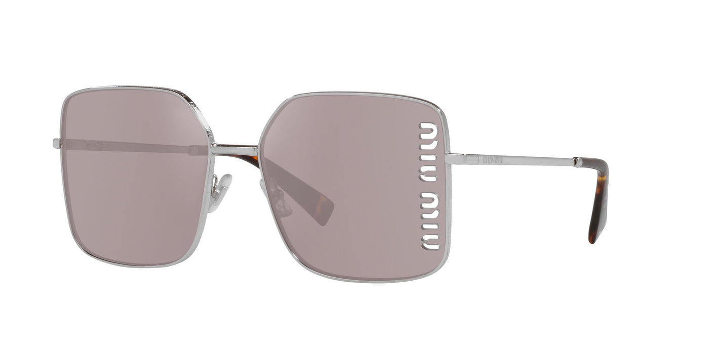 Miu Miu SMU51Y Silver/Violet Mirror Flash Silver #colour_silver-violet-mirror-flash-silver