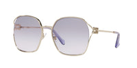 Miu Miu SMU52W Pale Gold/Clear Gradient Violet #colour_pale-gold-clear-gradient-violet