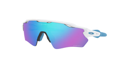 Oakley Junior Radar EV XS Path OJ9001 Polished White/Prizm Sapphire #colour_polished-white-prizm-sapphire