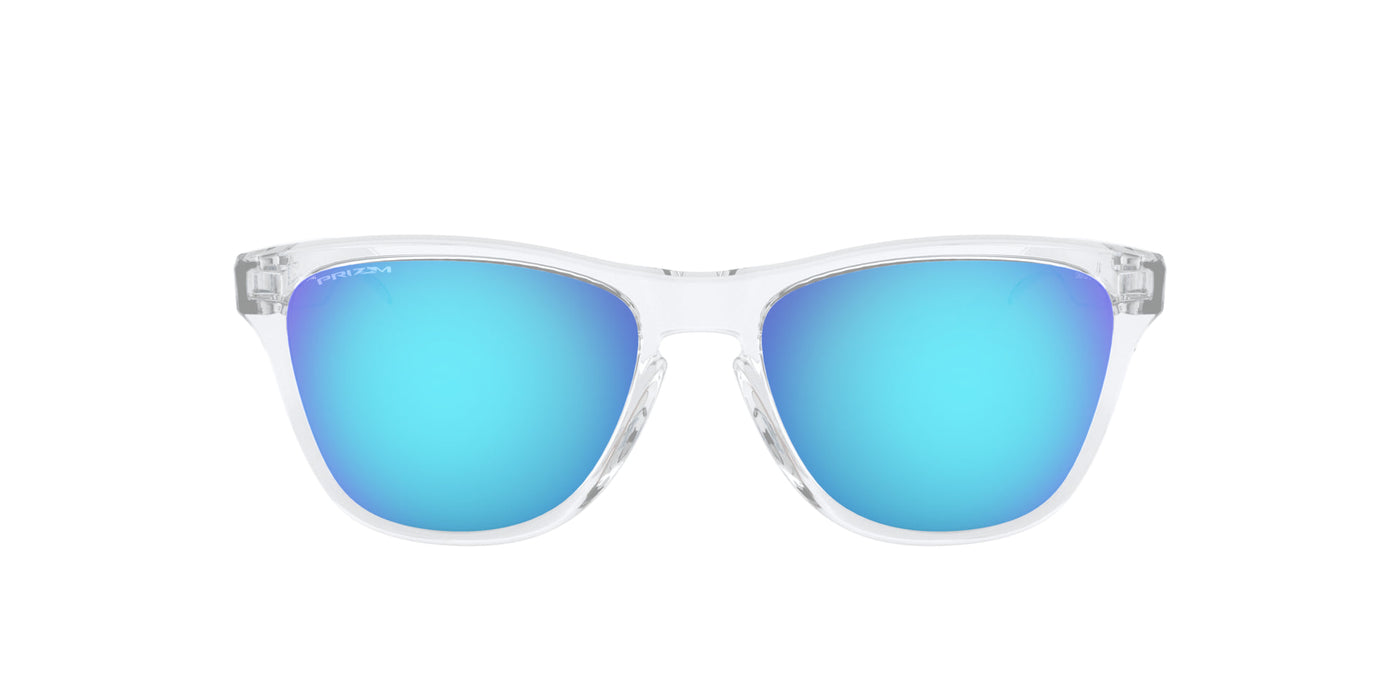 Oakley Frogskins XS OJ9006 Polished Clear/Prizm Sapphire #colour_polished-clear-prizm-sapphire