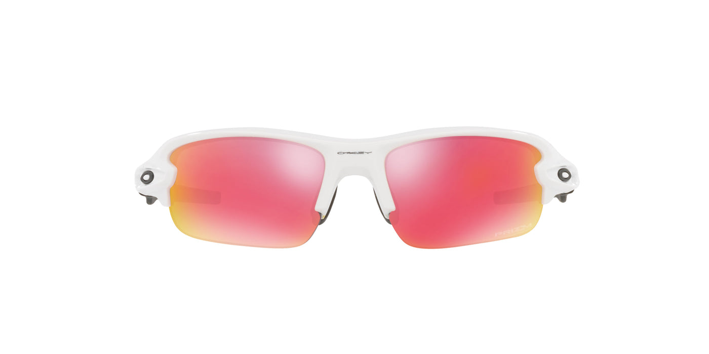 Oakley Kids Flak XXS OJ9008 Polished White/Prizm Field #colour_polished-white-prizm-field