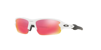 Oakley Kids Flak XXS OJ9008 Polished White/Prizm Field #colour_polished-white-prizm-field