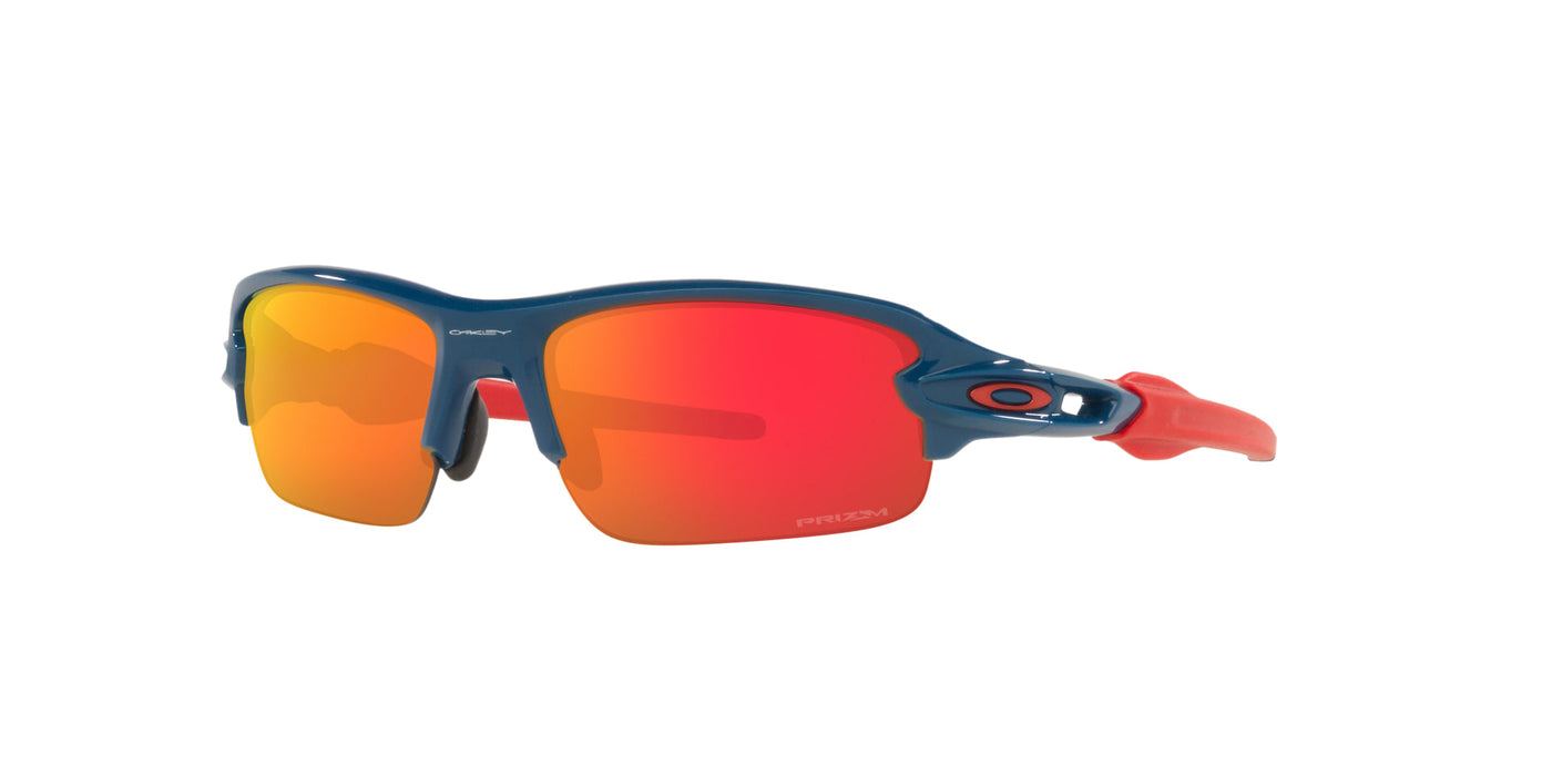 Oakley Kids Flak XXS OJ9008 Poseidon/Prizm Ruby #colour_poseidon-prizm-ruby