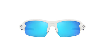 Oakley Kids Flak XXS OJ9008 Matte White/Prizm Sapphire #colour_matte-white-prizm-sapphire