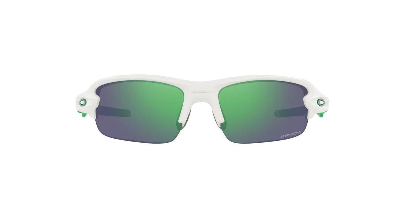 Oakley Kids Flak XXS OJ9008 Matte White/Prizm Jade #colour_matte-white-prizm-jade