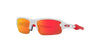 Oakley Kids Flak XXS OJ9008 Matte White/Prizm Ruby #colour_matte-white-prizm-ruby