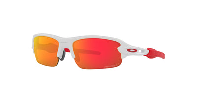 Oakley Kids Flak XXS OJ9008 Matte White/Prizm Ruby #colour_matte-white-prizm-ruby