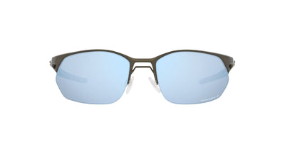 Oakley Wire Tap 2.0 OO4145 Satin Lead/Prizm Deep Water Polarised #colour_satin-lead-prizm-deep-water-polarised