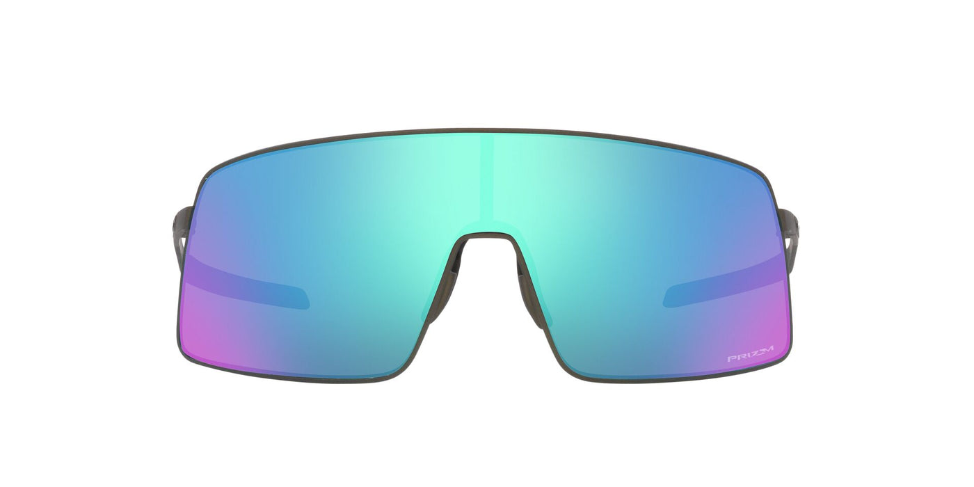 Oakley Sutro Ti OO6013 Satin Lead/Prizm Sapphire #colour_satin-lead-prizm-sapphire