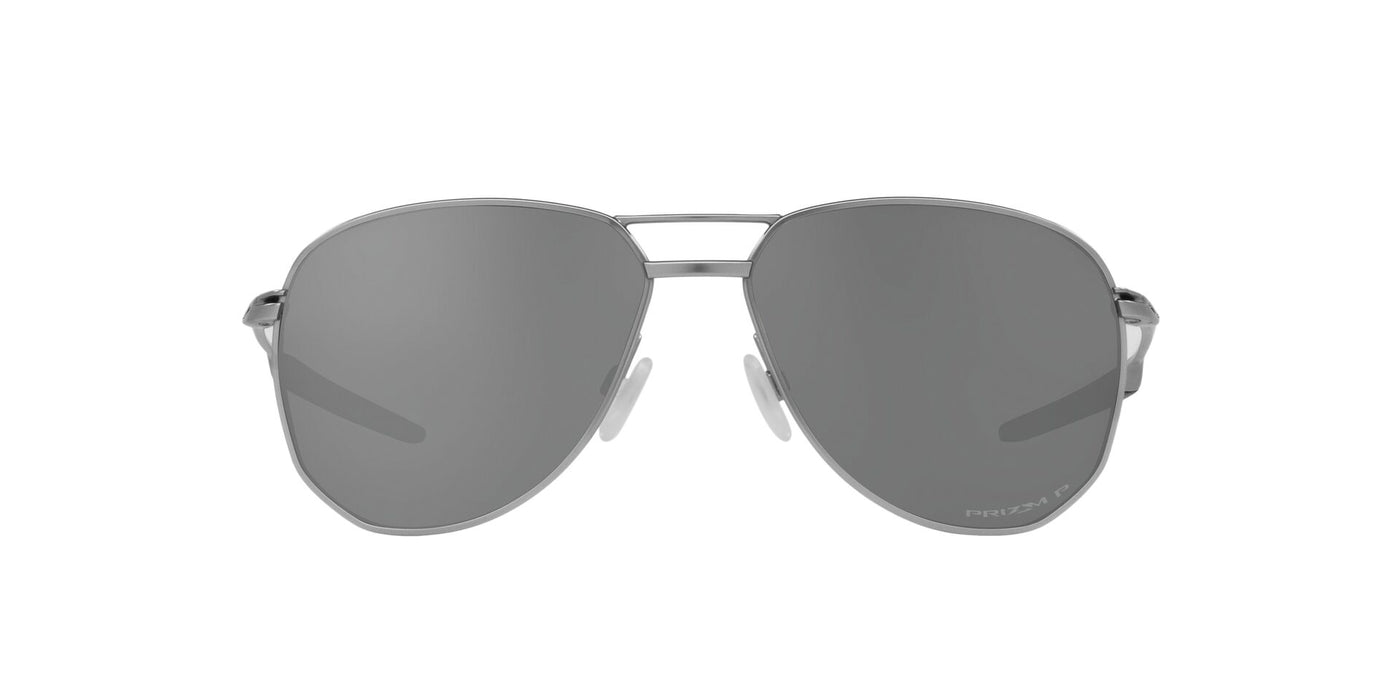 Oakley Contrail Ti OO6050 Satin Chrome/Prizm Black Polarised #colour_satin-chrome-prizm-black-polarised