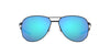 Oakley Contrail Ti OO6050 Satin Light Steel/Prizm Sapphire Polarised #colour_satin-light-steel-prizm-sapphire-polarised