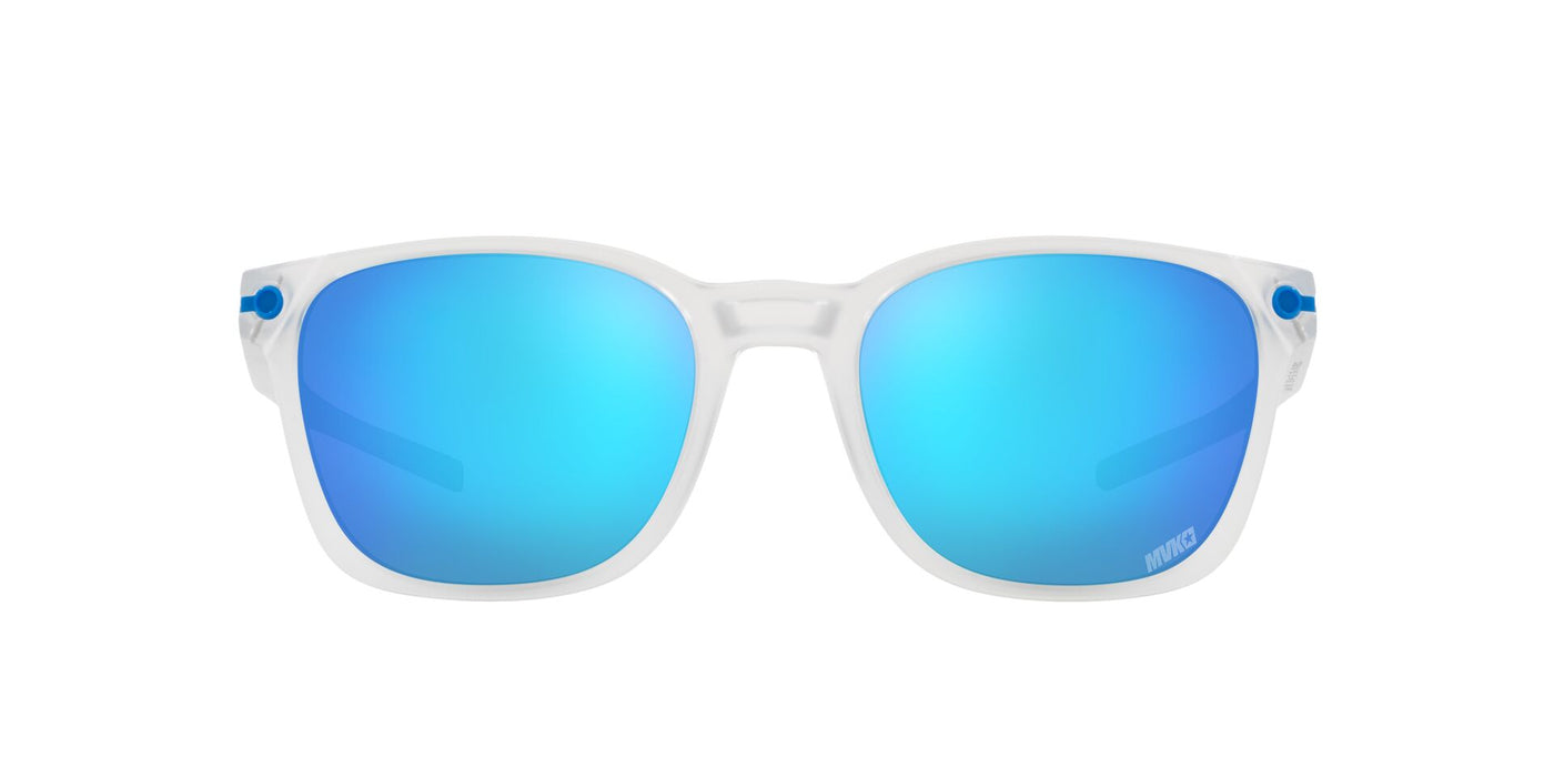 Oakley Ojector OO9018 Matte Clear/Prizm Sapphire #colour_matte-clear-prizm-sapphire