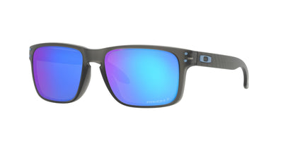 Oakley Holbrook OO9102 Matte Grey Smoke/Polarised Prizm Sapphire #colour_matte-grey-smoke-polarised-prizm-sapphire